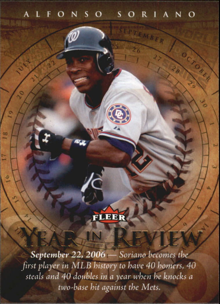 2007 Fleer Baseball "Year in Review" Insert Cards - Picture 4 of 21
