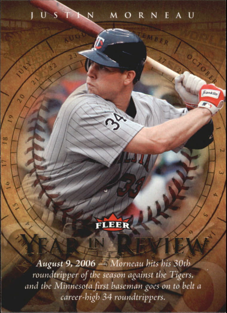2007 Fleer Baseball "Year in Review" Insert Cards - Picture 16 of 21