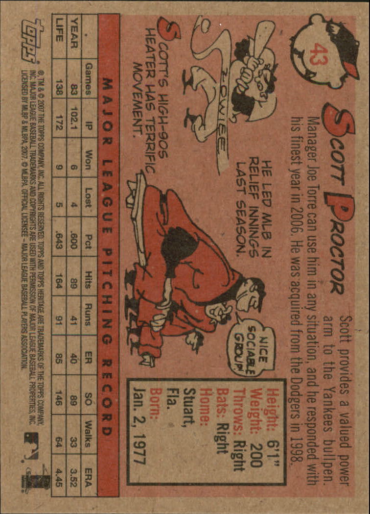 A2081- 2007 Topps Heritage BB Cards 1-218 +Rookies -You Pick- 15+ FREE US SHIP - Picture 7 of 472
