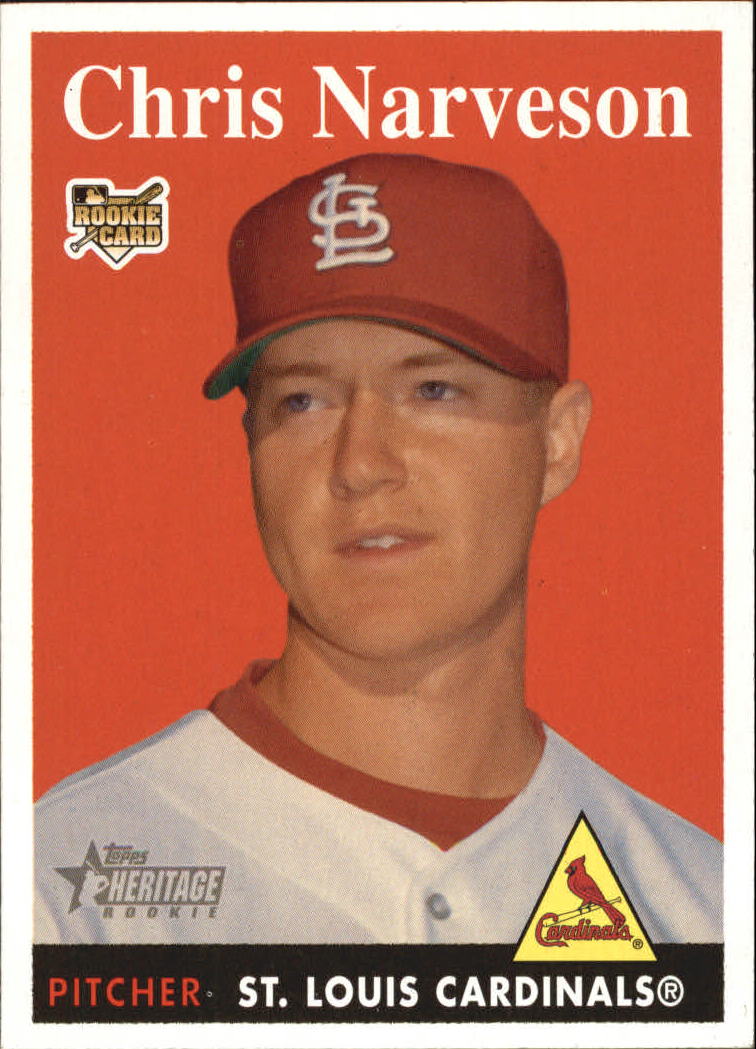 2007 Topps Heritage #65a Chris Narveson (RC)