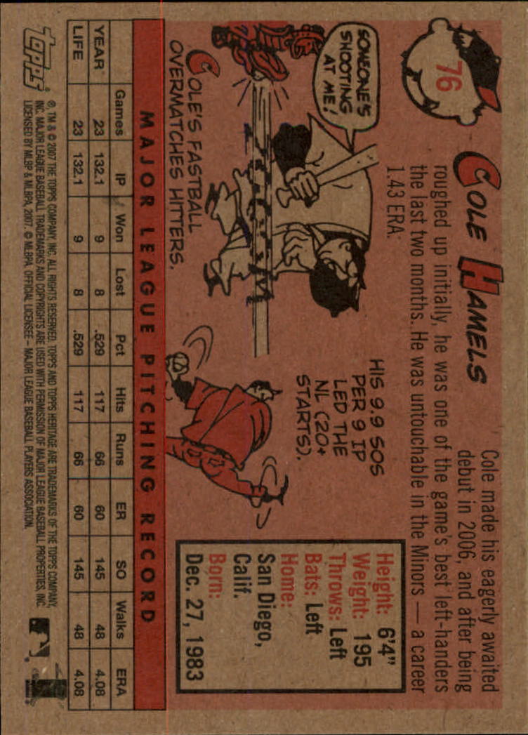 A2081- 2007 Topps Heritage BB Cards 1-218 +Rookies -You Pick- 15+ FREE US SHIP - Picture 460 of 472