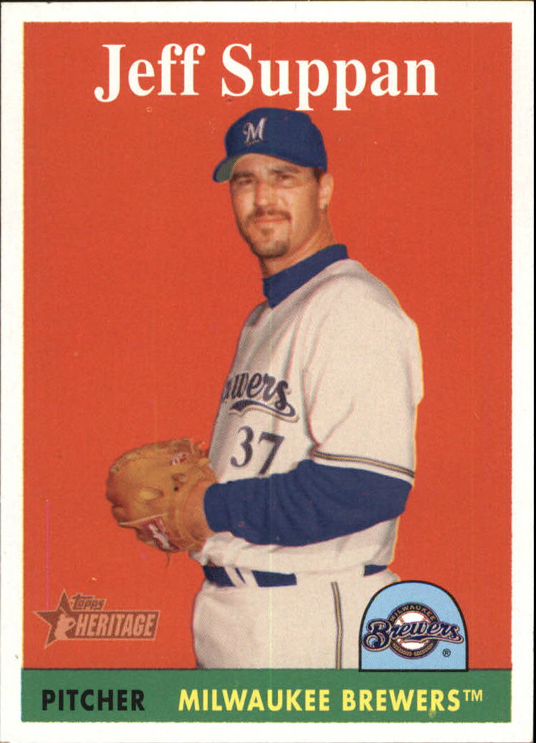 2007 Topps Heritage #97a Jeff Suppan