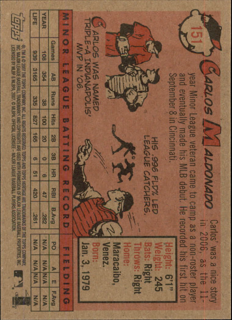 A2081- 2007 Topps Heritage BB Cards 1-218 +Rookies -You Pick- 15+ FREE US SHIP - Picture 25 of 472