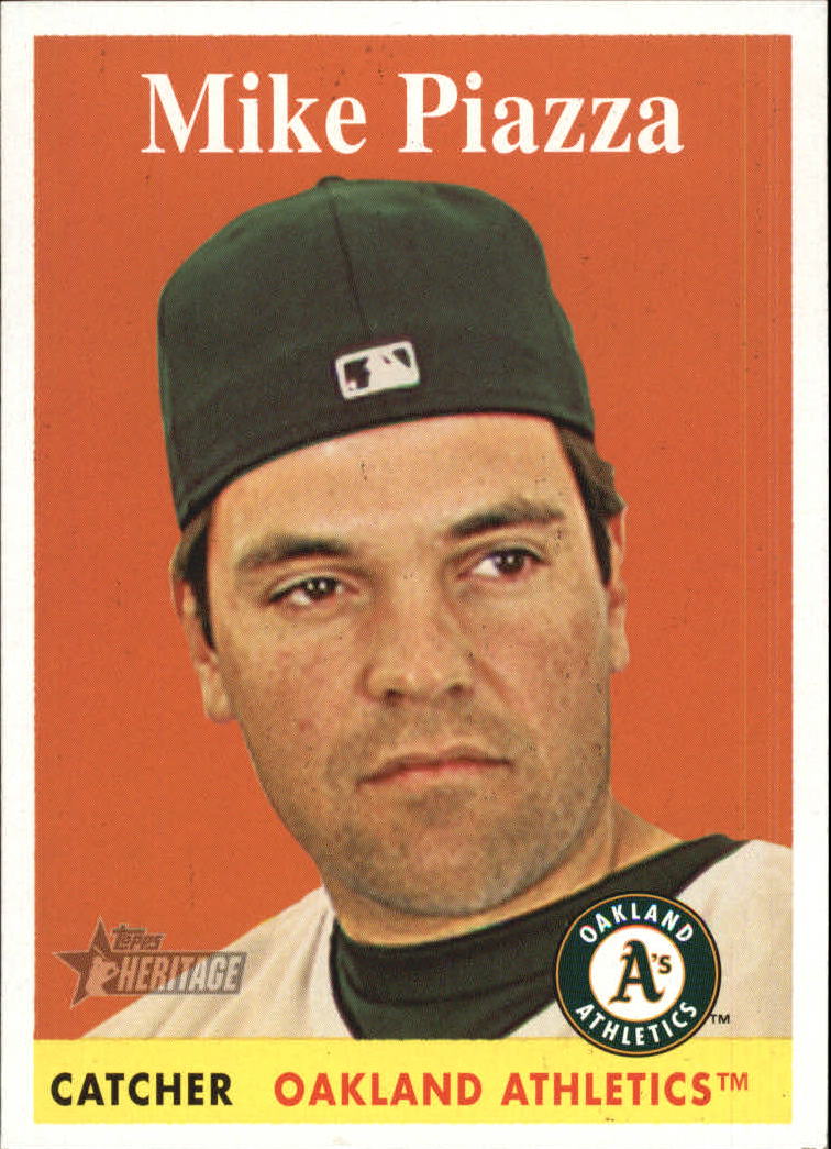 2007 Topps Heritage #192 Mike Piazza