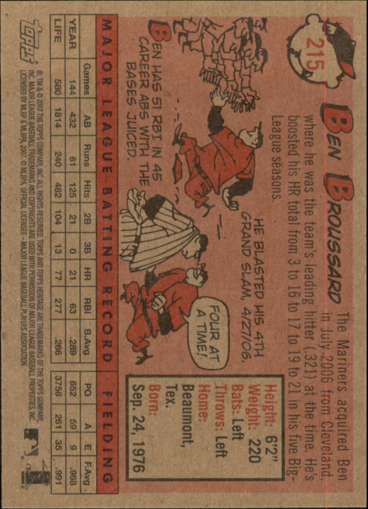 A2081- 2007 Topps Heritage BB Cards 1-218 +Rookies -You Pick- 15+ FREE US SHIP - Picture 156 of 472