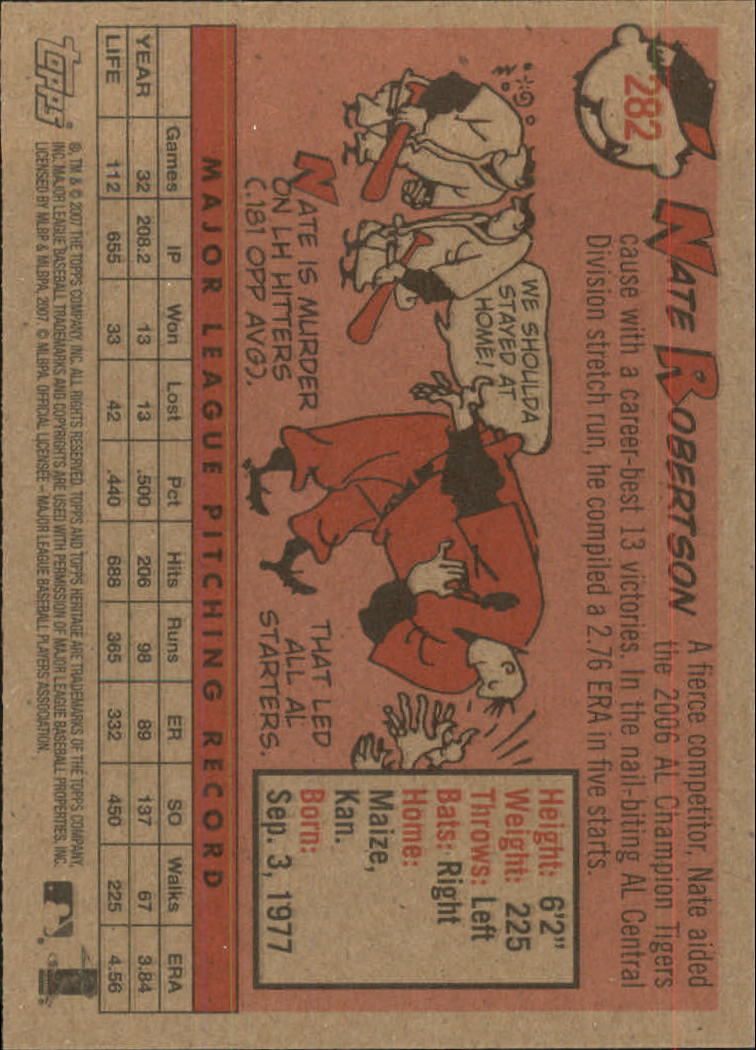 A2081- 2007 Topps Heritage BB #s 219-468 +Rookies -You Pick- 15+ FREE US SHIP - Picture 227 of 465