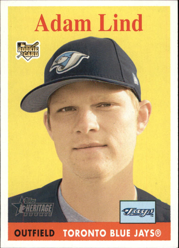 2007 Topps Heritage #458 Adam Lind (RC)