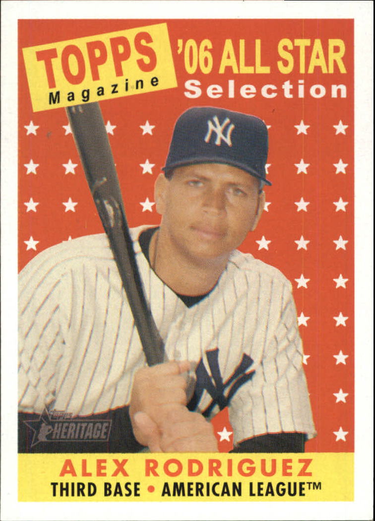 2007 Topps Heritage #481 Alex Rodriguez AS