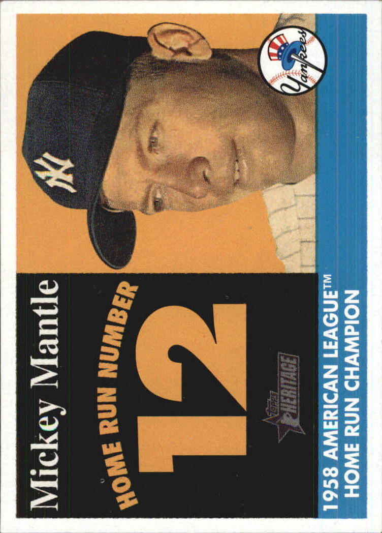 2007 Topps Heritage Baseball "Insert" Cards - Picture 6 of 85