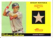 2007 Topps Heritage Clubhouse Collection Relics #ER Edgar Renteria Bat C