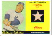 2007 Topps Heritage Clubhouse Collection Relics #JD Johnny Damon Bat C