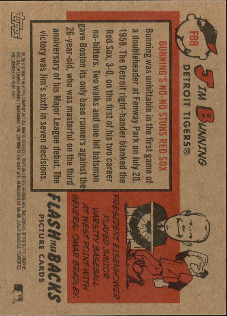 2007 Topps Heritage Baseball "Insert" Cards - Picture 47 of 85