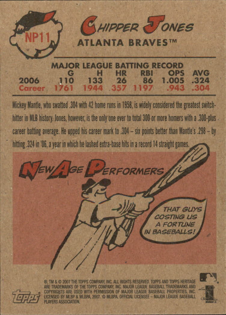 2007 Topps Heritage Baseball "Insert" Cards - Picture 61 of 85