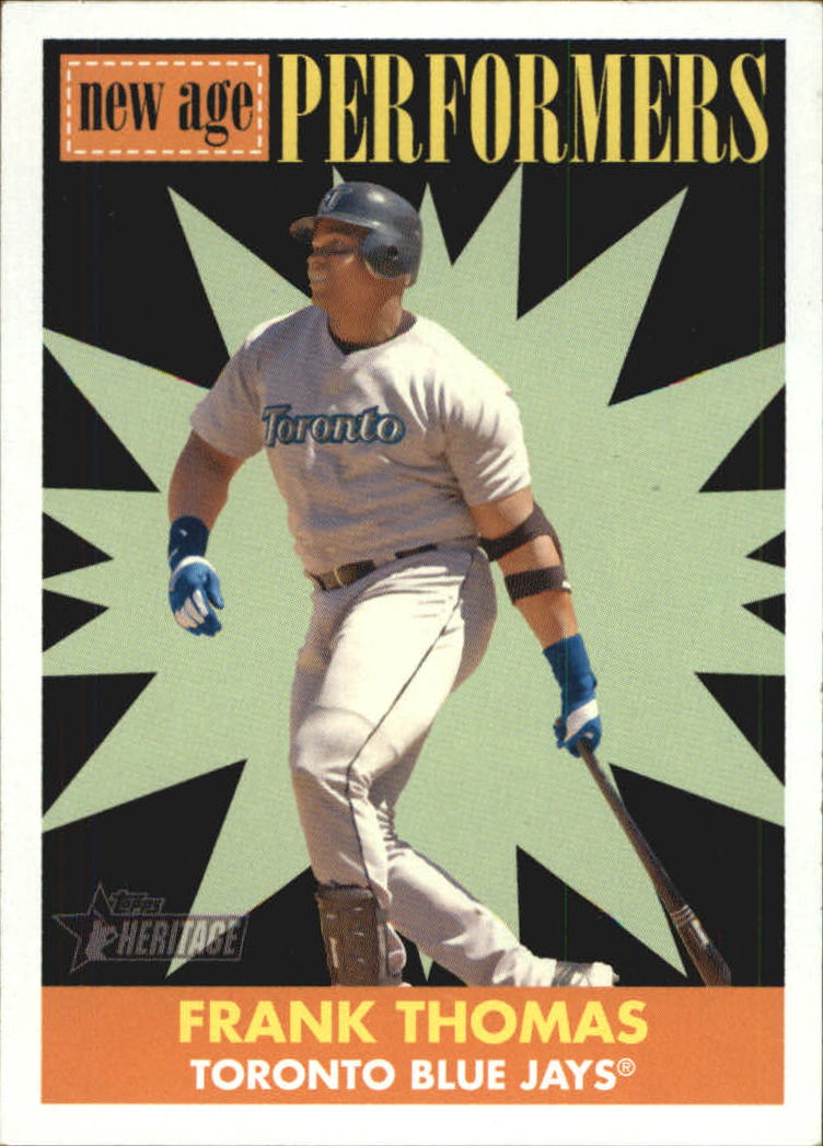 2007 TOPPS #305 FRANK THOMAS TORONTO BLUE JAYS