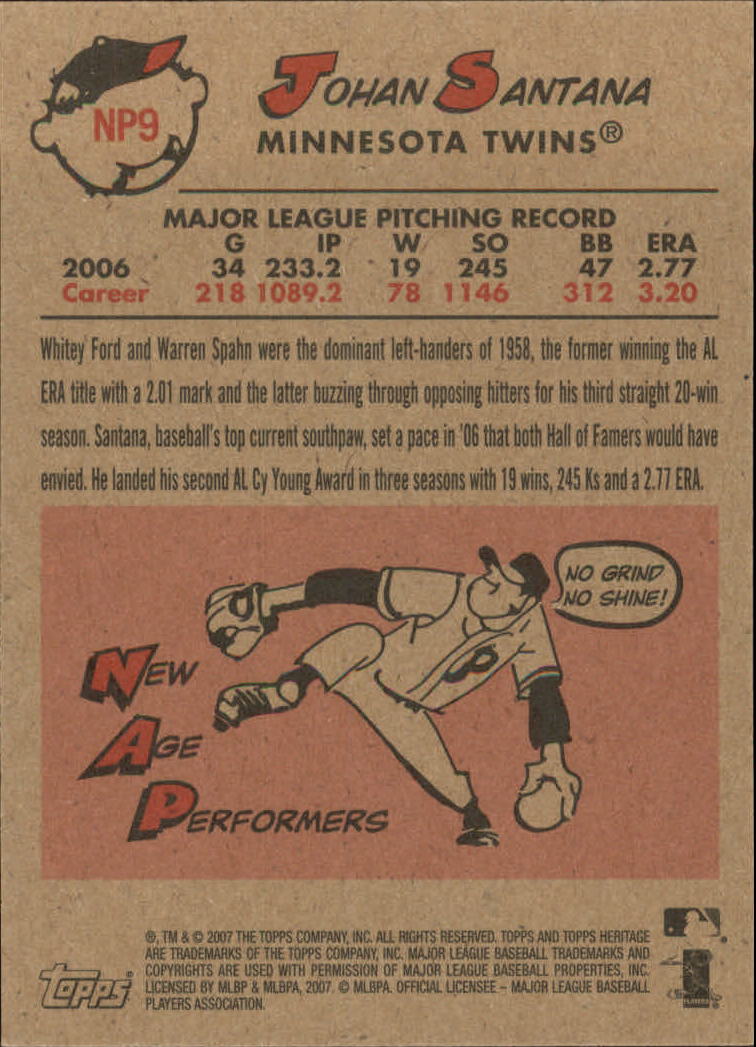 2007 Topps Heritage Baseball "Insert" Cards - Picture 59 of 85