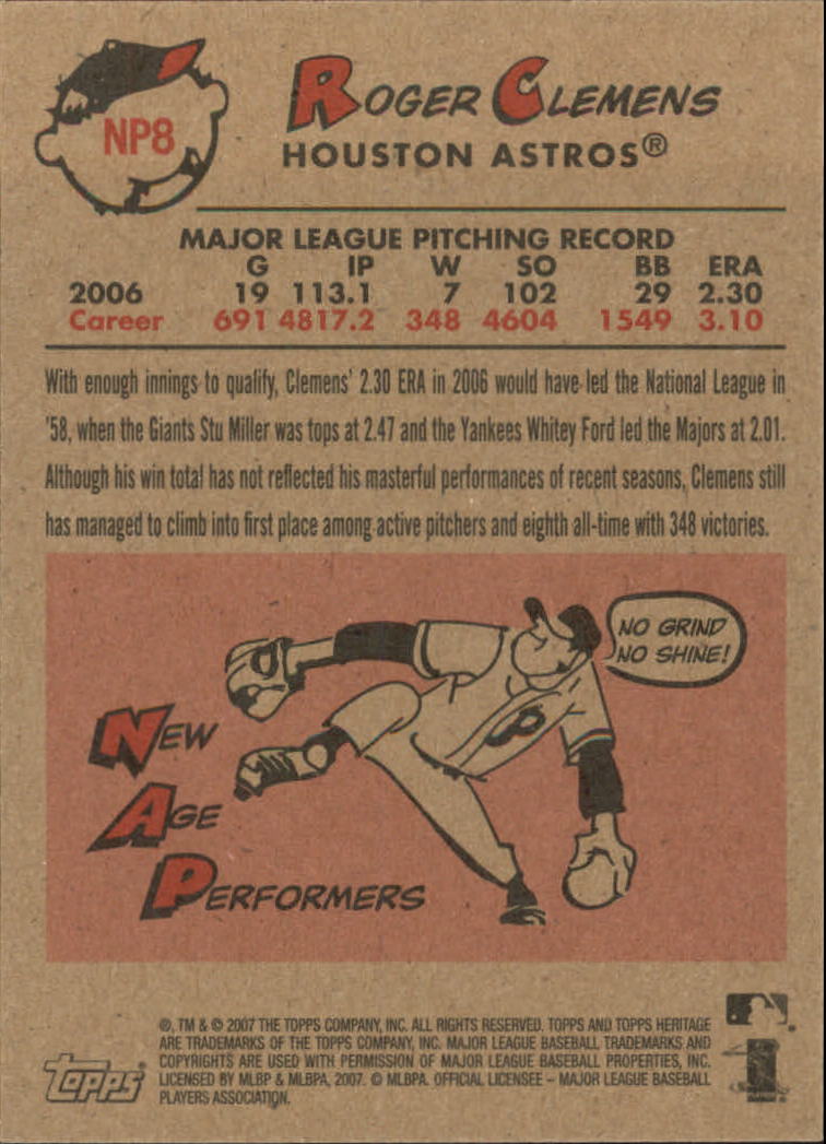 2007 Topps Heritage Baseball "Insert" Cards - Picture 57 of 85