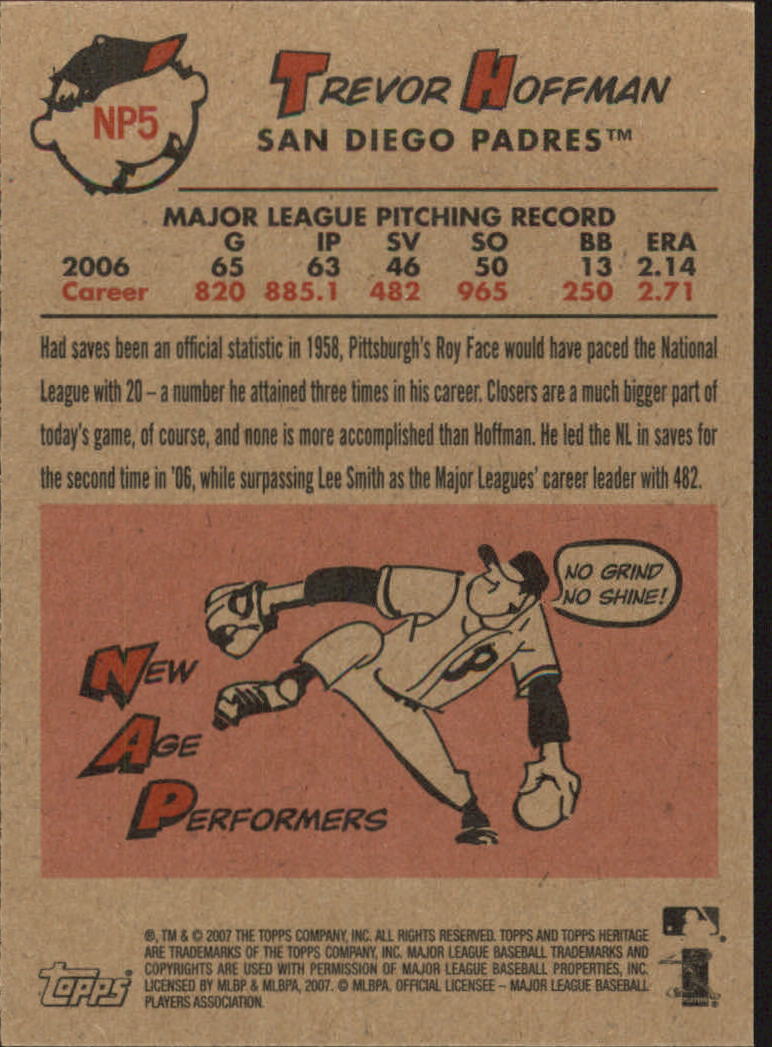 2007 Topps Heritage Baseball "Insert" Cards - Picture 53 of 85