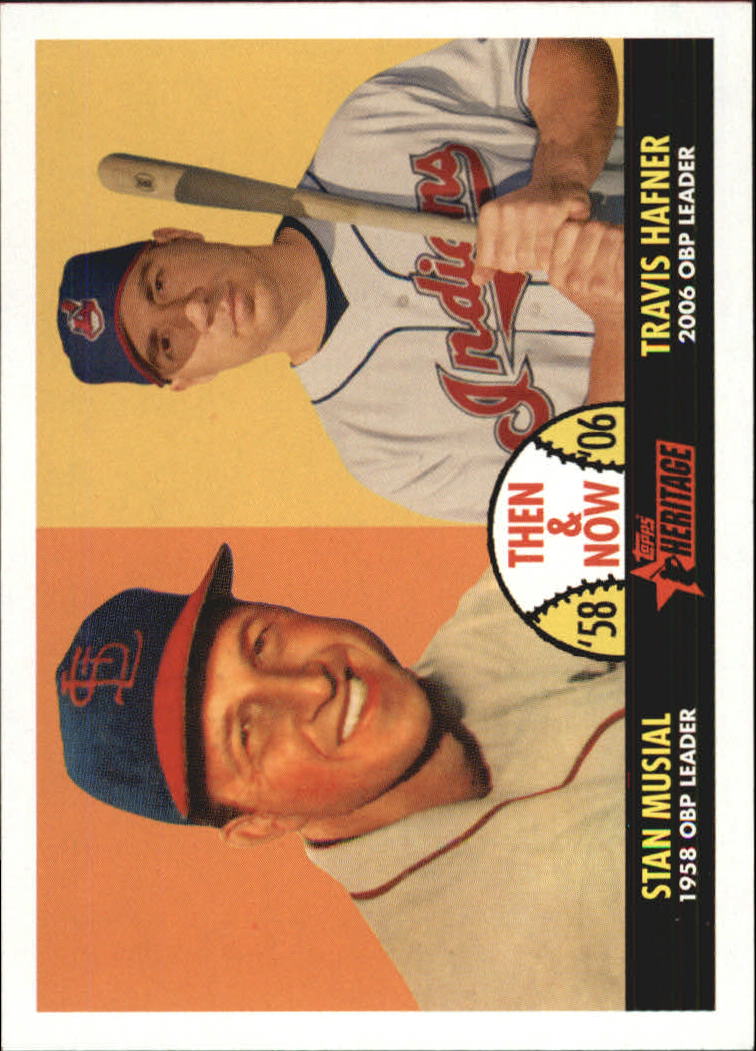2007 Topps Heritage Then and Now #TN8 Stan Musial/Travis Hafner