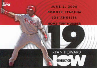 2007 Topps Generation Now #GN19 Ryan Howard
