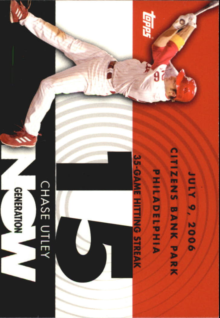 2007 Topps Generation Now #GN65 Chase Utley