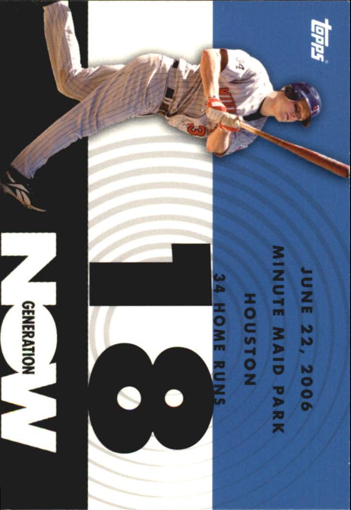 2007 Topps Generation Now #GN134 Justin Morneau