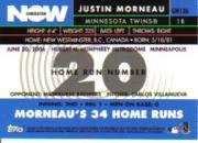 2007 Topps Generation Now #GN136 Justin Morneau back image