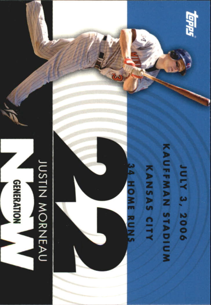 2007 Topps Generation Now #GN138 Justin Morneau