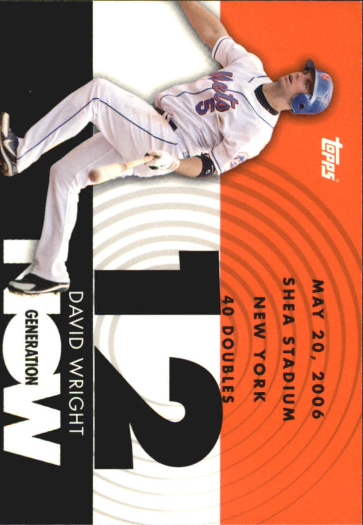 2007 Topps Generation Now #GN158 David Wright