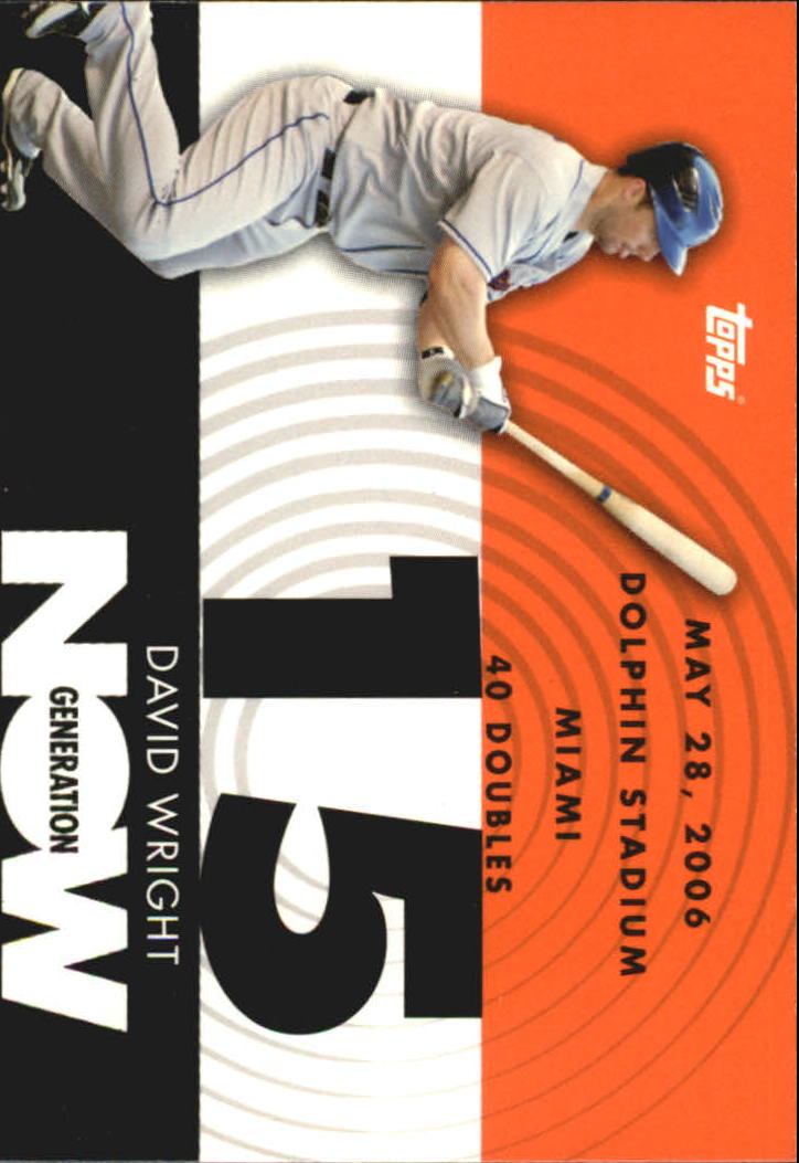 2007 Topps Generation Now #GN161 David Wright