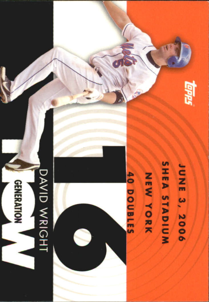 2007 Topps Generation Now #GN162 David Wright