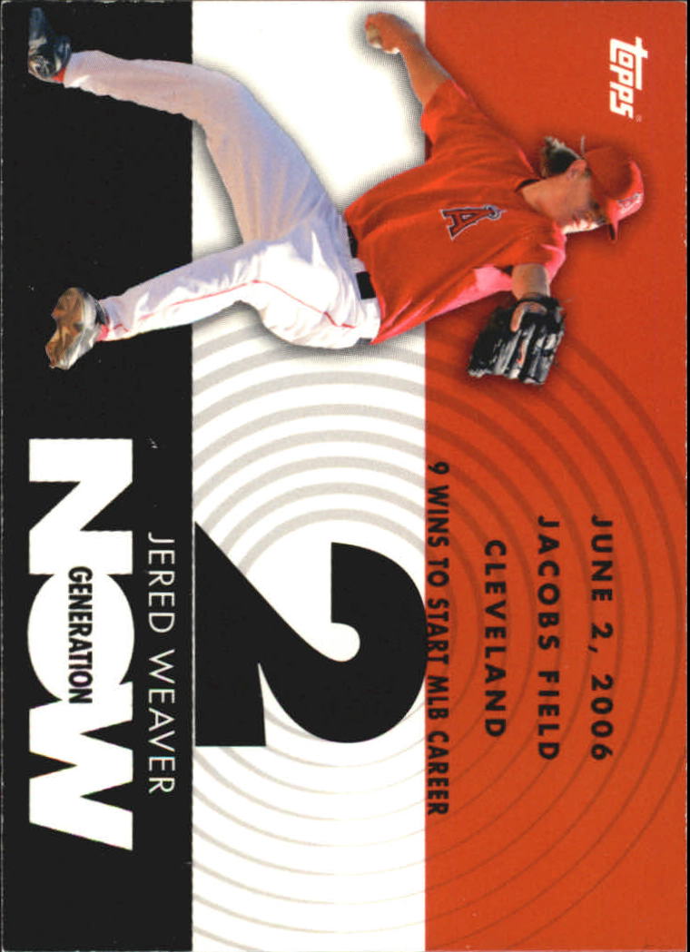 2007 Topps Generation Now #GN188 Jered Weaver