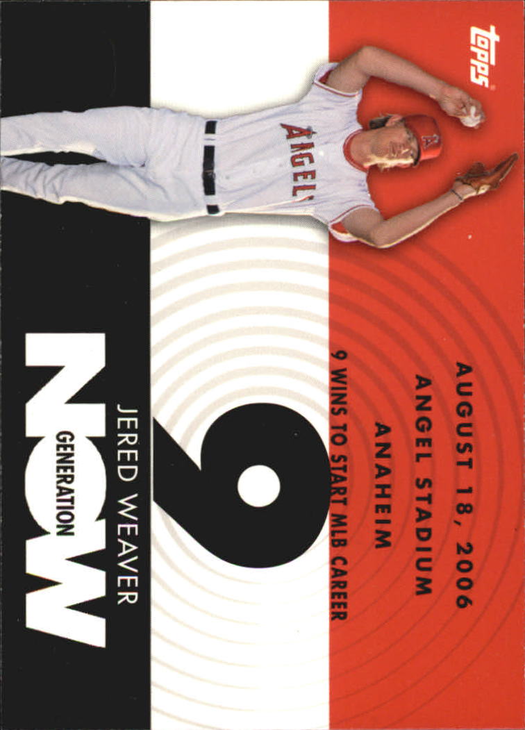 2007 Topps Generation Now #GN217 Jered Weaver