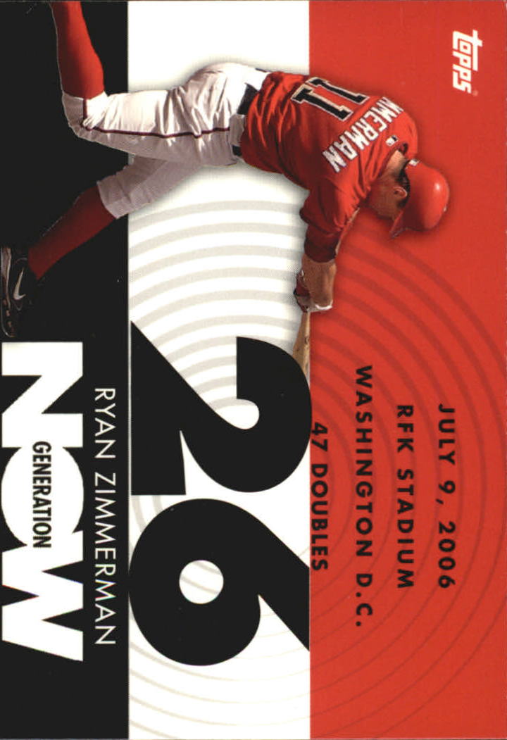 2007 Topps Generation Now #GN244 Ryan Zimmerman