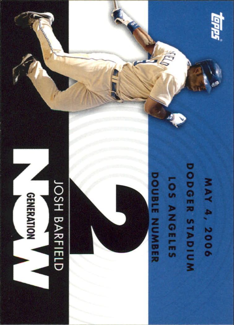2007 (PADRES) Topps Generation Now #GN552 Josh Barfield