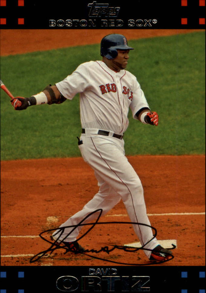 2007 Red Sox Topps #BOS14 David Ortiz