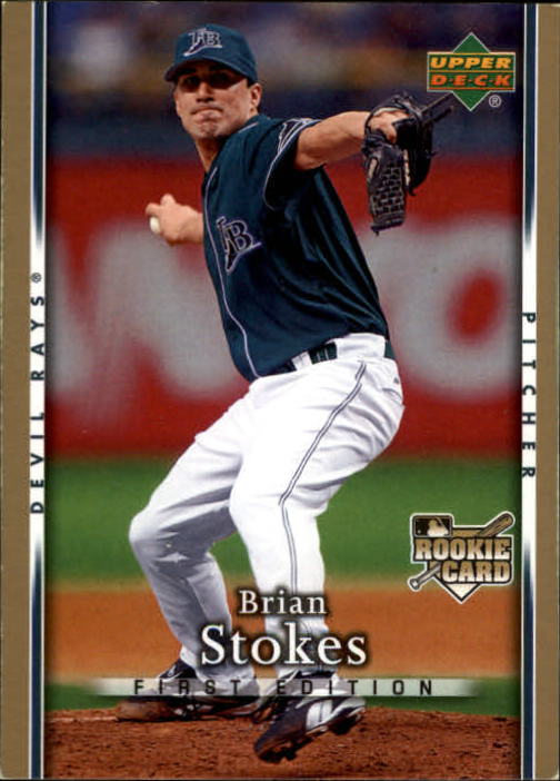 2007 Upper Deck First Edition #45 Brian Stokes (RC)
