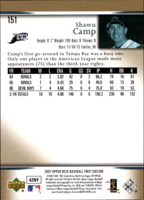 2007 Upper Deck First Edition Baseball Card Pick 134-300 - Picture 26 of 261
