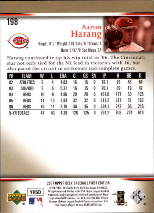 2007 Upper Deck First Edition Baseball Card Pick 134-300 - Picture 94 of 261