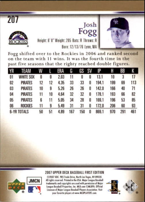 2007 Upper Deck First Edition Baseball Card Pick 134-300 - Picture 111 of 261