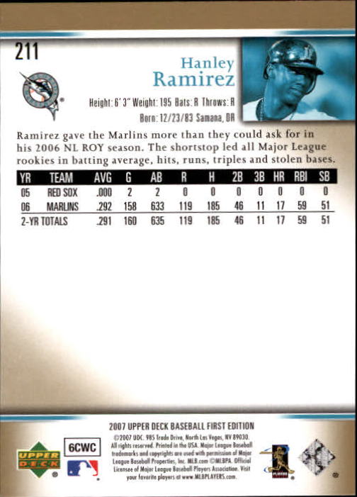 2007 Upper Deck First Edition Baseball Card Pick 134-300 - Picture 119 of 261