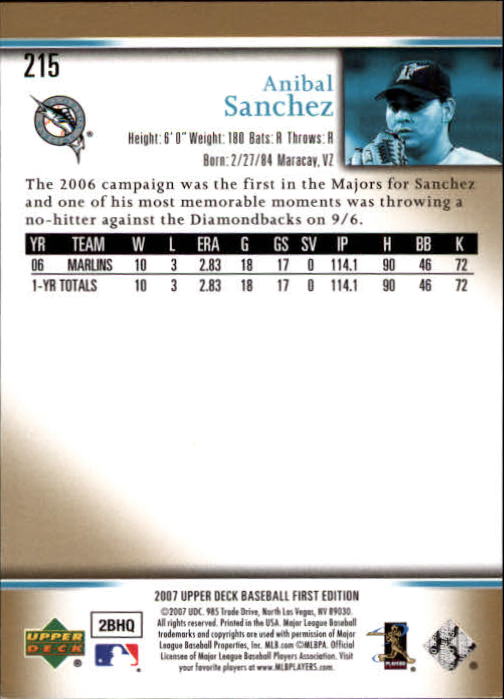 2007 Upper Deck First Edition Baseball Card Pick 134-300 - Picture 126 of 261