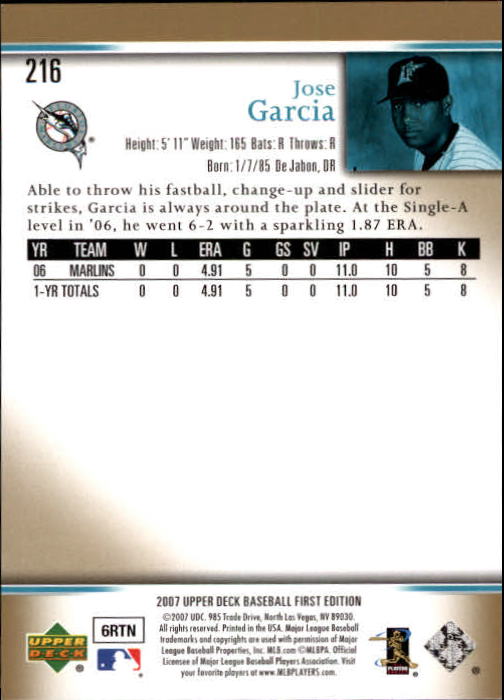 2007 Upper Deck First Edition Baseball Card Pick 134-300 - Picture 128 of 261