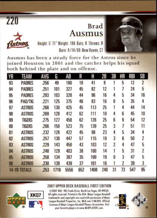 2007 Upper Deck First Edition Baseball Card Pick 134-300 - Picture 135 of 261