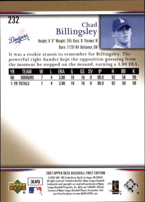 2007 Upper Deck First Edition Baseball Card Pick 134-300 - Picture 152 of 261