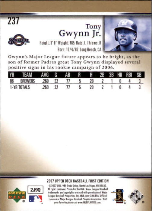 2007 Upper Deck First Edition Baseball Card Pick 134-300 - Picture 160 of 261