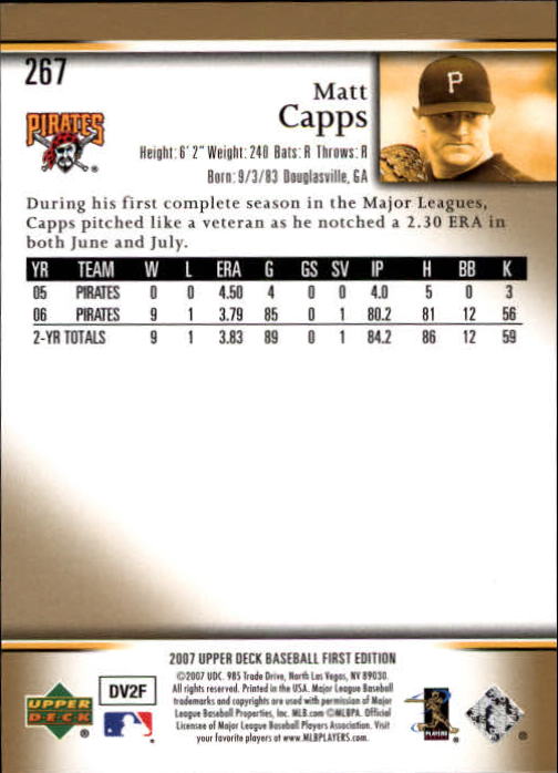 2007 Upper Deck First Edition Baseball Card Pick 134-300 - Picture 207 of 261