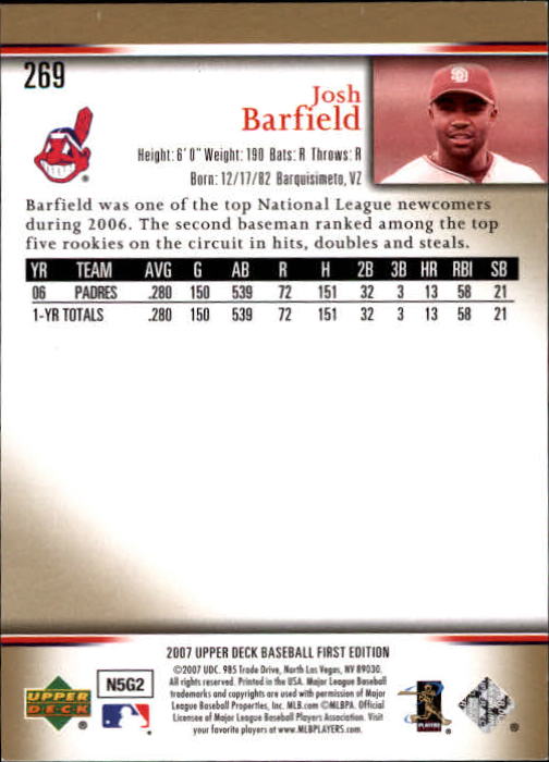2007 Upper Deck First Edition Baseball Card Pick 134-300 - Picture 211 of 261
