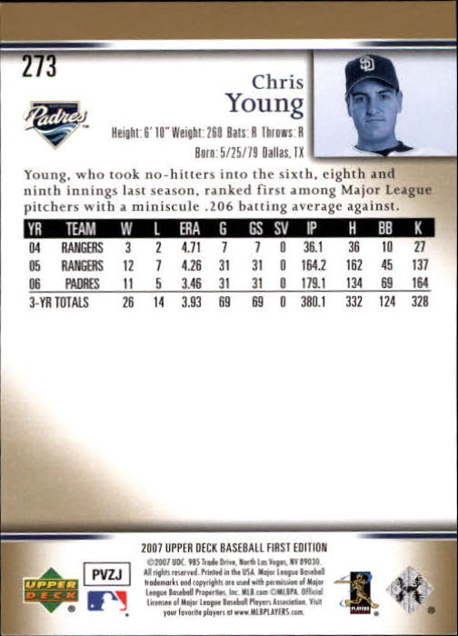 2007 Upper Deck First Edition Baseball Card Pick 134-300 - Picture 218 of 261