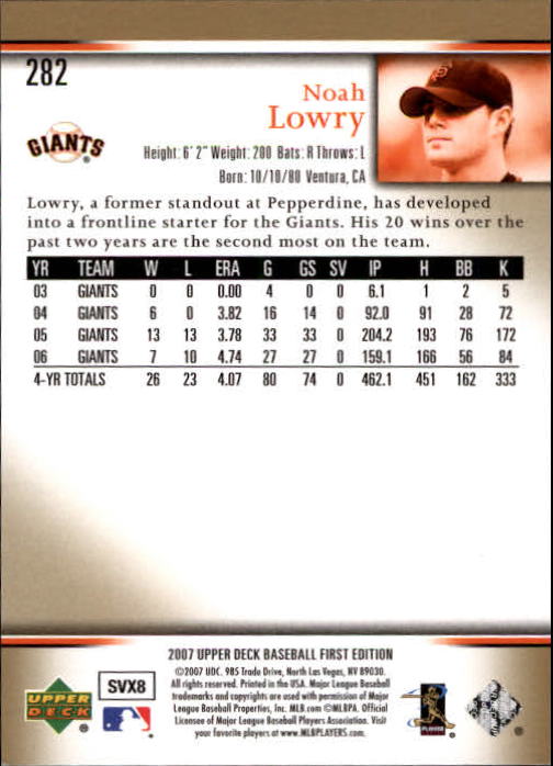 2007 Upper Deck First Edition Baseball Card Pick 134-300 - Picture 234 of 261
