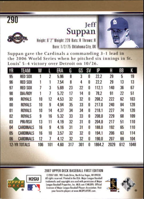 2007 Upper Deck First Edition Baseball Card Pick 134-300 - Picture 246 of 261